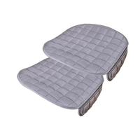 MAMXVKVZEU Skin Friendly Plush Car Seat Cover Automotive Cushion Non Slip Auto Protector Universal SUVs Sedans Hatchbacks Trucks(Gray Front 2pcs)