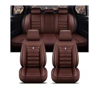 MAMXVKVZEU Universal Car Seat Cover For VW All Models For Polo For Golf For Passat For Touran For Tiguan For Toureg For Touareg For Phaeton(Coffee 5 seat)