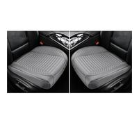 MAMXVKVZEU Universal Car Seat Cover Full Wrapped Hole Breathable PU Car Front Seat Cushion Auto Chair Protector Cover(Gray 2PCS)