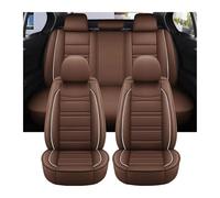 MAMXVKVZEU Universal Car Seat Covers Seat Protectors For A3(Brown White 5 PCS)