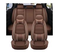 MAMXVKVZEU Universal Car Seat Covers Seat Protectors For A3(Brown White 9 PCS)