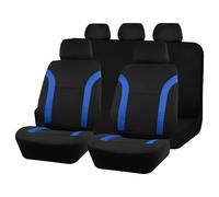 MAMXVKVZEU Universal Fit Most Car Suv Breathable Car Seat Covers Air Mesh Fabric With Polyester Fabric(Blue 5 Seat)