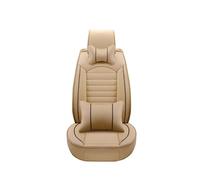 MAMXVKVZEU Universal Leather Car Seat Covers For Suzuki All Models For Swift For Grand Vitara For Liana For Forenza For Ignis For Kizashi(1 beige front D)