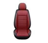 MAMXVKVZEU Universal Leather Car Seat Covers For Toyota For Corolla For Rumion(Black red 5 seats)