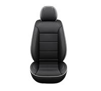 MAMXVKVZEU Universal Leather Car Seat Covers For Toyota For Corolla For Rumion(Black White Line 5 Seats)