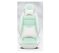 MAMXVKVZEU Universal Leather Car Seat Covers For Toyota For Corolla For Rumion(Green 5-Seat)