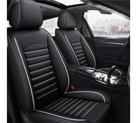 MAMXVKVZEU Universal Leather Car Seat Covers Interior Seat Protector For X1 X6 X4 X3 X5 F10 F20 520 525 320 E36 E46(Black White)