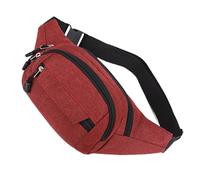 Man | 28 x 14 x 10 cm Marsupium Race | Waterproof Oxford Fabric with Smooth Zip for Quick Access and Secure Protection | Perfect for Trekking Corsa Travel and Urban N, red, see description, See