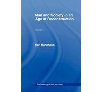 Man and Society in an Age of Reconstruction: Studies in Modern Social Structure: 2