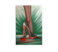 Man Being Stepped on by High Heels Art Classic Oil Painting Abstract Poster Poster Vintage Art, Wall Canvas, Decoration Aesthetic, Living Room, Kids Room Dormitory, Cafe, Bathroom, Suitable for Bedroo