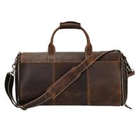 Man Business Travel Bag with Shoe Pocket Clothes Cover Luggage Duffel Bag Man Bag Leather Folding Suit Bag