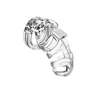 Man Cage 02 Male 3.5 Inch Clear Chastity Cage