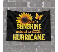 Man Cave Accessories and Decor Sunshine and Hurricane: A Unique Blend Tapestry Wall Decor for Dorm Room Room Stuff(75X100CM)