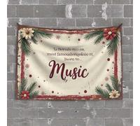 Man Cave Bar Music: The Most Famous Language of All Tapestry Dorm Room Tapestry Tapestry for Bedroom Aesthetic(100X150CM)