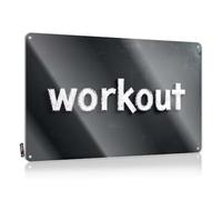 Man Cave Bar Workout Session Planned. Tin Sign Bar Signs For Man Cave Vintage Signs Metal(20X30CM)