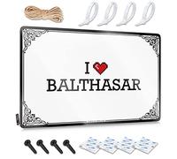 Man Cave Decor Accessories Sign | I Love Balthasar Industrial For Dining Living Room(20X30CM)