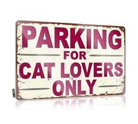 Man Cave Decor And Accessories Cat Lovers Only Parking Space Tin Sign Wall Signs Sign Decor(30X40CM)