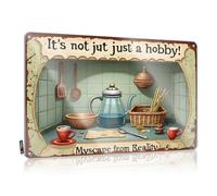 Man Cave Decorations From Hobby To Passion: My Escape Into The World Of Artistic Creat Tin Sign Vintage Tin Signs Funny Gaming Metal Tin Decor(30X40CM)