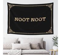 Man Cave Decorations Noot Noot Tapestyr Bar Stuff for Man Cave Aesthetic Decor(100X150CM)