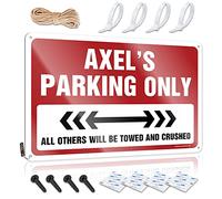 Man Cave Funny Signs Axel'S Parking Only Tin Sign Gamers Accessories Home Bar Metal Signs ( Size : 30X40CM )