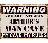 Man Cave metal retro sign (Arthur's)