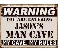 Man Cave metal retro sign (Jason's)