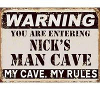 Man Cave metal retro sign (Nick's)