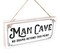 Man Cave Sign, No Drama Beyond This Point