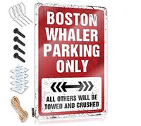 Man Cave Signs For Men Boston Whaler Parking Only Tin Sign Street Signs For Bedroom Stuff For Teens ( Size : 20X30CM )