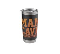 Man Cave Where I Do Manly Stuff Speleology Spelunking Caver Stainless Steel Insulated Tumbler