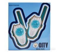 Man City FC Officially Licensed Walkie Talkie 2-Pack Set - Easy-to-Use Durable Ideal Kids Outdoor Toy Gift for Young The Citizens' Supporters