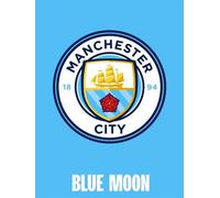 MAN CITY Manchester City Fc Blue Moon Rug