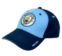 Fan Ink Manchester City Cap, Licensed Man City Adjustable Snap Back Hat/Cap, 1 Cover No Logo, 1 Cover No Logo, One size