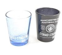 Man City Two Pack Home Team Shot Glasses