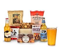 Man Crate Classic Hamper For Him - Food & Drink Gift Box with Somerset Cider, Sweet Chilli Crisps, Pork Scratchings, Jelly Babies, Fruit Cake - Gift Baskets For Men, from Regency Hampers