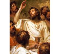 Man Diamond Art Kits Adults, 5D Diamond Painting The Last Supper, DIY Full Drill Cross Stitch Embroidery Crystal Art Mosaic Kits, Crafts for Adults, Paintings for Room Decor Gifts 24x32 inch Y-9135