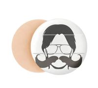 Man Exaggerated Beard Art Deco Fashion Air Cushion Makeup Foundation Sponge Powder Puff