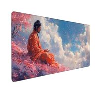 Man Gaming Mouse Mat, Sky Mouse Pad Large 48x24in, Desk Mat with Non-Slip Rubber Base, Gaming Accessories, Stitched Edge Design XL Mousepad, Desk Pad, for Office, Computer Accessories, Gifts, 5-8770