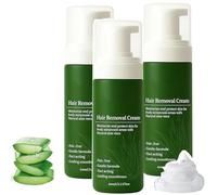 Man Hair Removal Cream, Natural Aloe Vera Quick Gentle Fast-Acting Hair Remover Mousse,For Face Body, Moisturizing & Non-Sticky, for All Skin Types