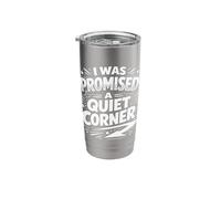 Man Hatte mir eine stille Ecke verpromchen Stainless Steel Insulated Tumbler