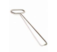 Man Hole Cover Lifting Keys Manhole Hook Drain Lid Removal Tool for Inspection Covers(B-10MM,30cm/11.8cm)