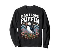 Man I Love Puffin Seabird Bird Watching Lover Sweatshirt