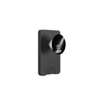 Man In Flat Cap Kneeling By Chair Spotlight Noir Art PopSockets PopWallet for MagSafe