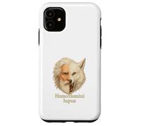 Man Is a Wolf to Man Homo Homini Lupus Latin Quote Case for iPhone 11