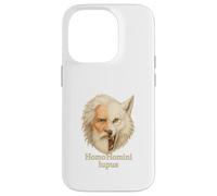 Man Is a Wolf to Man Homo Homini Lupus Latin Quote Case for iPhone 14 Pro