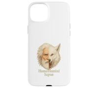 Man Is a Wolf to Man Homo Homini Lupus Latin Quote Case for iPhone 15 Plus