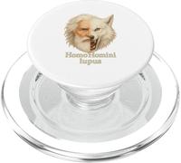 Man Is a Wolf to Man Homo Homini Lupus Latin Quote PopSockets PopGrip for MagSafe