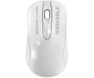 Man & Machine C Mouse Wireless - Optical - Wireless - Radio Frequency - 2.40 GHz - White - USB - 1000 dpi - Scroll Wheel - 2 Button(s)
