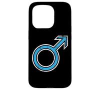 Man masculine male gender men's vintage cool retro symbol Case for iPhone 15 Pro
