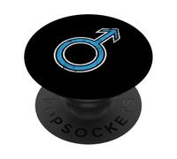 Man masculine male gender men's vintage cool retro symbol PopSockets Adhesive PopGrip